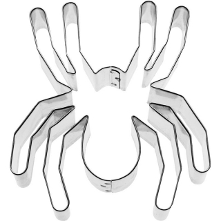 Ausstecher Spinne  Keksausstecher Plätzchenform, ca. 9 cm, Edelstahl, rostfrei