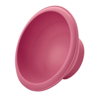 Lurch Backform Flexiform Halbkugel Ballform Eisform Desserform Kuchenform, ca. Ø 18 cm, cotton candy, rosa/pink Silikon