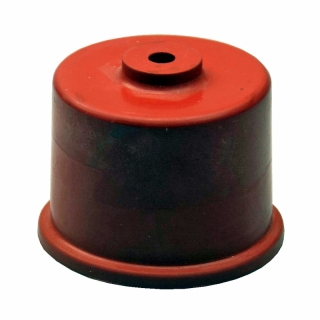 Gummikappe mit Loch, Größe 5, 62 mm