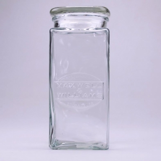 Vorratsglas Vorratsdose Aufbewahrungsdose, mit Relief Maxwell & Williams, ca 1.5 l Glas