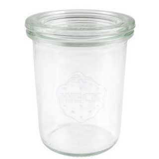 Weck Mini-Sturzglas mit Ring und zwei Klammern, 160 ml (RR 60), Form 760