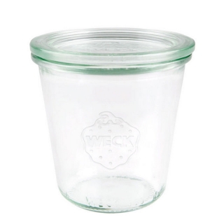 Weck Sturzglas hoch mit Ring und zwei Klammern, 290 ml (RR80), Form 900
