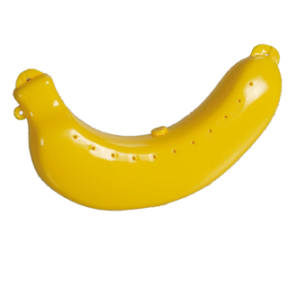 Aufbewahrungsbehälter Banane, ca. 20 cm, gelb, Kunststoff