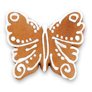 Ausstecher Schmetterling klein Keksausstecher Plätzchenform, 4.5 cm, Edelstahl