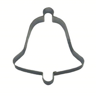 Ausstecher Lebkuchenform Glocke Keksausstecher Plätzchenform ca. 13.5 cm Edelstahl, rostfrei