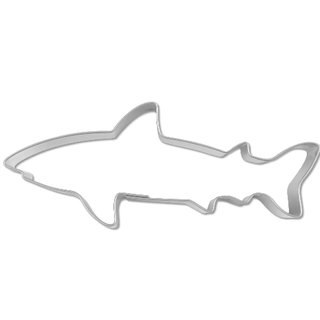 Ausstecher Fisch Haifisch Hai Keksausstecher Plätzchenform, ca. 8.3 cm, Edelstahl rostfrei