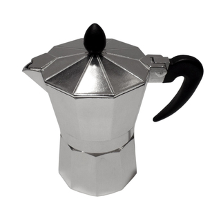 Espressokocher Espressobereiter Espressokocher Espressobereiter Percolator Kaffeebereiter, 3 Tassen, Aluminium, ca. Ø 9 x 14.5 (mit Griff) x 15 cm