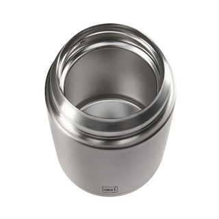Isolierspeisegefäß Thermobehälter Isoliergefäß Thermo-Pot, Edelstahl 700 ml grau-metallic