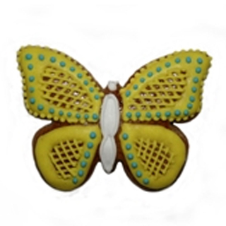 Ausstecher Schmetterling glatt Keksausstecher Plätzchenform, ca. 6.5 cm, Edelstahl, rostfrei