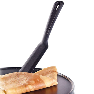 Crepeswender Eierkuchenwender  Pancakewender Spatel , Kunststoff schwarz, L ca. 33 cm