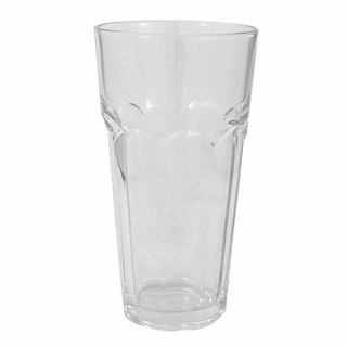 Trinkglas Caipirinhaglas Kaffeeglas Becherglas, hochwertiges Glas, ca. Ø 8 x 14.8 cm, Volumen ca. 350 ml