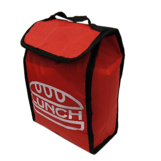 Kühltasche klein, Picknicktasche Isoliertasche, Polyester/Isoliermaterial, ca. 18 x 7 x 26 cm, rot