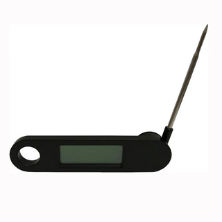 Digitales Einstichthermometer Bratenthermometer Küchenthermometer,-45°C bis ca. +200°C, Kunststoff/Edelstahl, schwarz