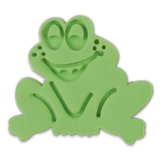 Ausstecher Präge-Ausstechform Frosch, mit Auswerfer, ca. 5.5 cm, Kunststoff, grün