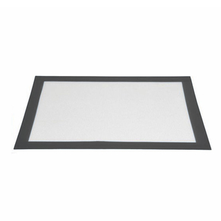 Backmatte Backunterlage Silikonbackmatte Dauerbackmatte, Silikon mit Glasfasergewebe, ca. 40 x 30 cm, dunkelgrau
