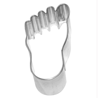 Ausstecher Fuß Füßchen Keksausstecher Plätzchenform, ca.  6.1 cm, Edelstahl - rostfrei