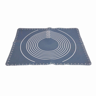 Backmatte Backunterlage Silikonbackmatte Dauerbackmatte gro, mit Skalierung, Silikon, ca. 49 x 39 cm, grau