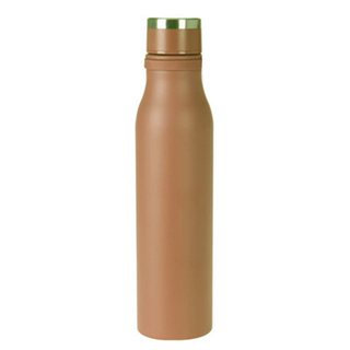 Isolierflasche Sportflasche Trinkflasche , 500 ml Edelstahl beschichtet, nude