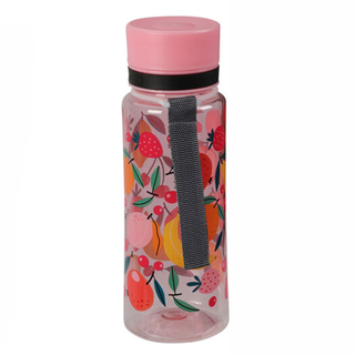 Trinkflasche mit Schraubschschluss FRUITS 600ml Kunststoff,  rosa