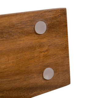 Messerblock magnetisch, Akazienholz, Naturprodukt &ndash; Holzmaserung kann vom Bild abweichen