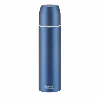 Isolier-Flasche mit Becher Thermoflasche Edelstahl 0,45l denim blue