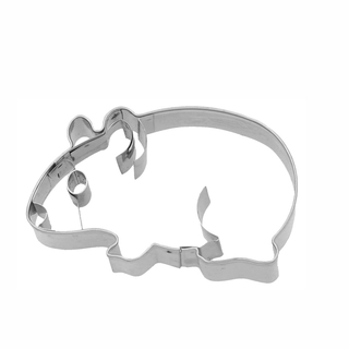 Ausstecher Meerschwein Keksausstecher Plätzchenform, Edelstahl rostfrei, 7 cm