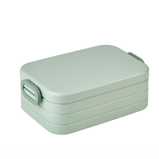 Lunchbox M/klein NORDIC SAGE, Brotdose Schnittenbox Schuldose Midi, Kunststoff, Volumen ca. 900ml, NORDIC SAGE
