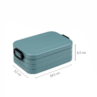 Lunchbox M/klein NORDIC SAGE, Brotdose Schnittenbox Schuldose Midi, Kunststoff, Volumen ca. 900ml, NORDIC SAGE