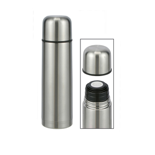Isolierflasche Thermoflasche Trinkflasche mit Becher, doppelwandiger Edelstahl rostfrei - 100% dicht &ndash; auslaufsicher, ca. 0,75 l